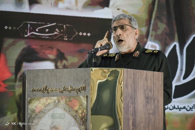گردهمایی یاران حاج قاسم مصادف با سالگرد تشییع شهید حاج قاسم سلیمانی در کرمان با حضور سردار قاآنی فرمانده نیروی قدس سپاه- کرمان