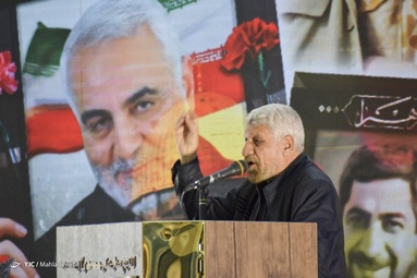 گردهمایی یاران حاج قاسم مصادف با سالگرد تشییع شهید حاج قاسم سلیمانی در کرمان با حضور سردار قاآنی فرمانده نیروی قدس سپاه- کرمان