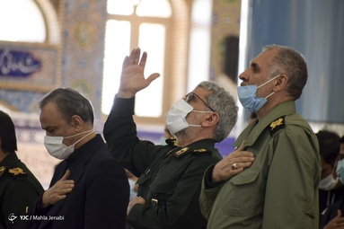 گردهمایی یاران حاج قاسم مصادف با سالگرد تشییع شهید حاج قاسم سلیمانی در کرمان با حضور سردار قاآنی فرمانده نیروی قدس سپاه- کرمان