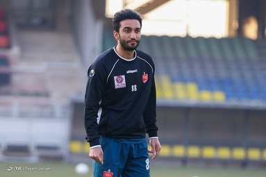 تمرین  تیم فوتبال پرسپولیس یک روز پیش از شهرآورد تهران