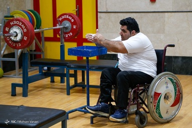 اردوی تیم ملی وزنه برداری جانبازان و معلولین