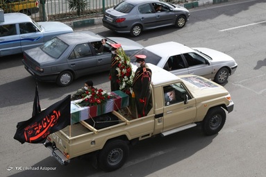 مراسم استقبال از شهدای گمنام دفاع مقدس - تبریز‎