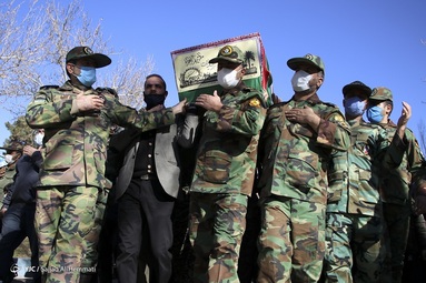 تشییع پیکر شهید گمنام - تهران