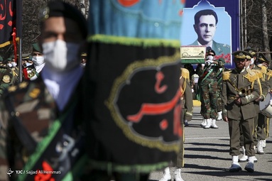 تشییع پیکر شهید گمنام - تهران