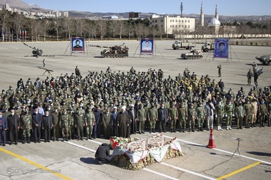 تشییع پیکر شهید گمنام - تهران