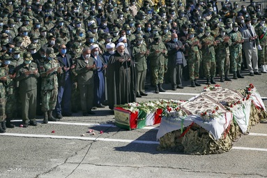 تشییع پیکر شهید گمنام - تهران