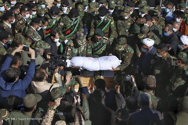 تشییع پیکر شهید گمنام - تهران