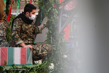 تشییع شهدای گمنام شرق تهران
