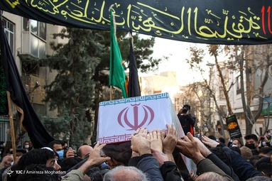 تشییع شهدای گمنام شرق تهران
