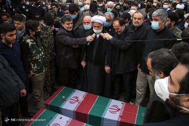 تشییع شهدای گمنام شرق تهران