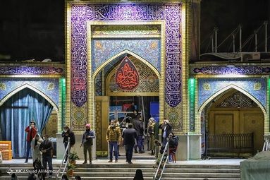 مراسم عزاداری شب شهادت حضرت فاطمه‌ زهرا(س) - امامزاده صالح تجریش با مداحی محمدحسین پویانفر