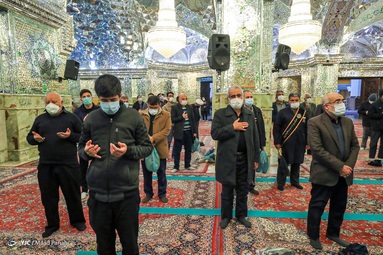 مراسم عزاداری و قرائت خطبه فدکیه در سالروز شهادت حضرت فاطمه زهرا سلام الله علیها - حرم شاهچراغ (ع)