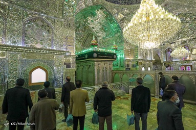 مراسم عزاداری و قرائت خطبه فدکیه در سالروز شهادت حضرت فاطمه زهرا سلام الله علیها - حرم شاهچراغ (ع)