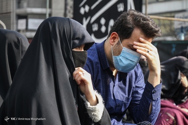 اجتماع عزاداران فاطمی در میدان فاطمی