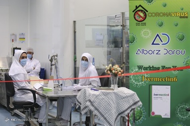 خط تولید داروی «ایورمکتین ۶» ایران - قزوین