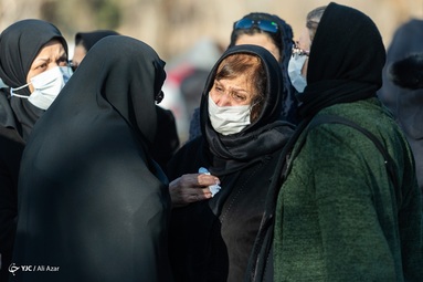 تشییع پیکر شهید مدافع سلامت دکتر محمد گلشن فوق تخصص بیماری های ریه و از اساتید دانشگاه علوم پزشکی اصفهان