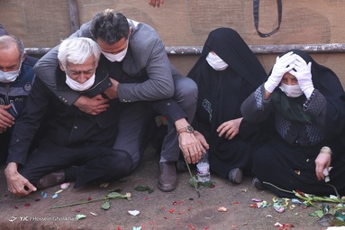 تشییع شهید مدافع وطن رضا اسد اللهی - قزوین‎