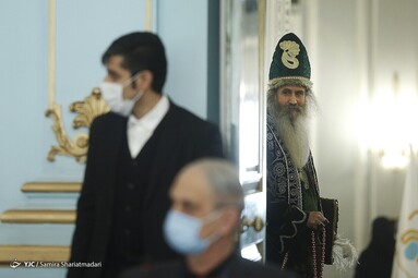 مراسم نخستین جشنواره بین المللی صنایع دستی در کاخ نیاوران