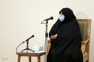 دیدار مقام معظم رهبری با خانواده دانشمند شهید هسته ای محسن فخری‌زاده