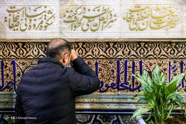 بازگشایی روضه منوره و ضریح مطهر امام رضا (ع)  پس از بازسازی و مرمت ابنیه تاریخی، گچ بری‌ها و آیینه‌کاری‌ها - حرم مطهر رضوی