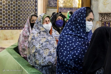 بازگشایی روضه منوره و ضریح مطهر امام رضا (ع)  پس از بازسازی و مرمت ابنیه تاریخی، گچ بری‌ها و آیینه‌کاری‌ها - حرم مطهر رضوی