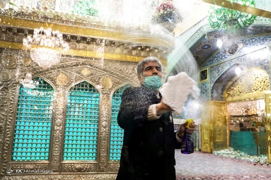 روضه منوره و ضریح مطهر امام رضا (ع)
