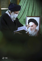 حضور رهبر انقلاب در مرقد مطهر امام راحل و گلزار شهدای بهشت زهرا