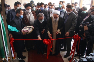 مراسم آغاز عملیات احداث مرکز درمانی سرطان شناسی کوثر و افتتاح هتل کرامت ری