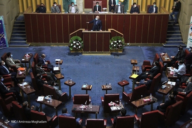 جلسه شورای عالی استان‌ها حضور محمد باقر قالیباف رئیس مجلس شورای اسلامی