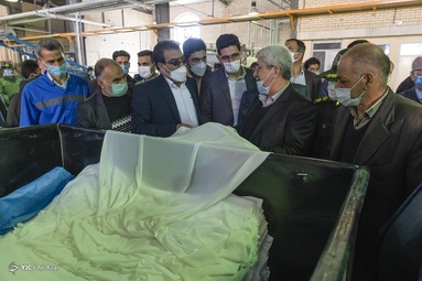 راه اندازی خط تولید پارچه چادر مشکی - خوانسار