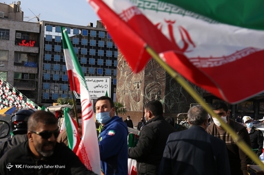 مراسم راهپیمایی یوم الله۲۲ بهمن و جشن چهل‌و دومین سالگرد پیروزی انقلاب اسلامی- میدان انقلاب