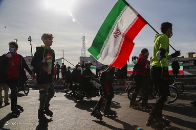 مراسم راهپیمایی یوم الله۲۲ بهمن و جشن چهل‌و دومین سالگرد پیروزی انقلاب اسلامی- میدان انقلاب