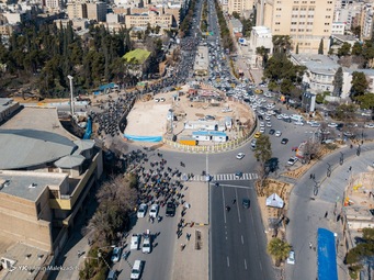 راهپیمایی یوم الله۲۲ بهمن و جشن چهل‌و دومین سالگرد پیروزی انقلاب اسلامی -  شیراز