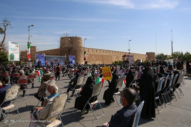 مراسم راهپیمایی یوم الله۲۲ بهمن و جشن چهل‌و دومین سالگرد پیروزی انقلاب اسلامی - شیراز