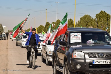 مراسم راهپیمایی یوم الله۲۲ بهمن و جشن چهل‌و دومین سالگرد پیروزی انقلاب اسلامی - کرمان