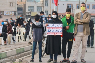 مراسم راهپیمایی یوم الله۲۲ بهمن و جشن چهل‌و دومین سالگرد پیروزی انقلاب اسلامی -  خرمشهر