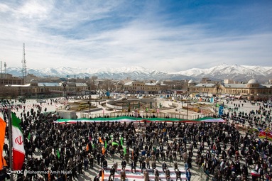 مراسم راهپیمایی یوم الله۲۲ بهمن و جشن چهل‌و دومین سالگرد پیروزی انقلاب اسلامی - همدان