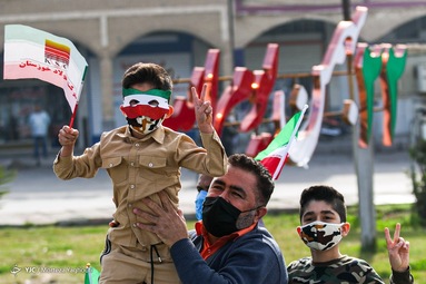مراسم راهپیمایی یوم الله۲۲ بهمن و جشن چهل‌و دومین سالگرد پیروزی انقلاب اسلامی - اهواز