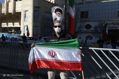 مراسم راهپیمایی یوم الله۲۲ بهمن و جشن چهل‌و دومین سالگرد پیروزی انقلاب اسلامی - مشهد مقدس
