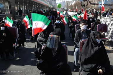 مراسم راهپیمایی یوم الله۲۲ بهمن و جشن چهل‌و دومین سالگرد پیروزی انقلاب اسلامی - مشهد مقدس