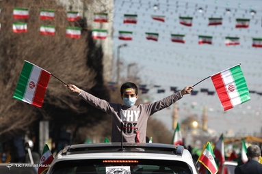 مراسم راهپیمایی یوم الله۲۲ بهمن و جشن چهل‌و دومین سالگرد پیروزی انقلاب اسلامی - مشهد مقدس