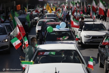 مراسم راهپیمایی یوم الله۲۲ بهمن و جشن چهل‌و دومین سالگرد پیروزی انقلاب اسلامی - مشهد مقدس