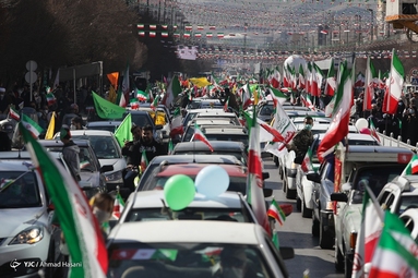 مراسم راهپیمایی یوم الله۲۲ بهمن و جشن چهل‌و دومین سالگرد پیروزی انقلاب اسلامی - مشهد مقدس