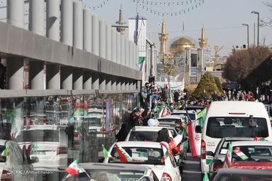 مراسم راهپیمایی یوم الله۲۲ بهمن و جشن چهل‌و دومین سالگرد پیروزی انقلاب اسلامی - مشهد مقدس