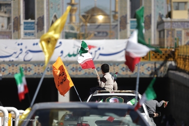 مراسم راهپیمایی یوم الله۲۲ بهمن و جشن چهل‌و دومین سالگرد پیروزی انقلاب اسلامی - مشهد مقدس