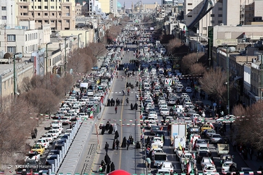مراسم راهپیمایی یوم الله۲۲ بهمن و جشن چهل‌و دومین سالگرد پیروزی انقلاب اسلامی - مشهد مقدس