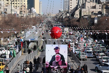 مراسم راهپیمایی یوم الله۲۲ بهمن و جشن چهل‌و دومین سالگرد پیروزی انقلاب اسلامی - مشهد مقدس