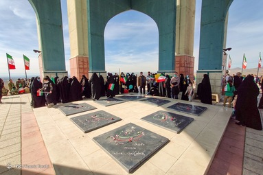 مراسم راهپیمایی یوم الله۲۲ بهمن و جشن چهل‌و دومین سالگرد پیروزی انقلاب اسلامی - قزوین