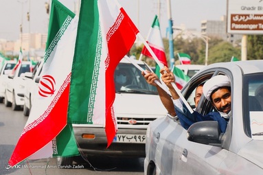 مراسم راهپیمایی یوم الله۲۲ بهمن و جشن چهل‌و دومین سالگرد پیروزی انقلاب اسلامی - بندرعباس