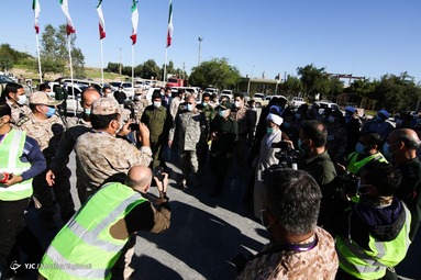 حضور سردار سلامی و جمعی از فرماندهان نظامی در مرحله نخست رزمایش پیامبر اعظم (ص) ۱۶ نیروی زمینی سپاه ۱